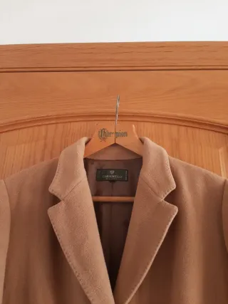 Abrigo de Caramelo paño color camel T=46