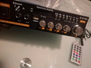 Amplificador Bluetooth G-919H Hi-Fi Karaoke