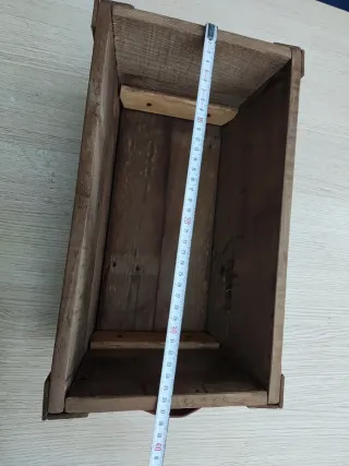 Macetero de madera rústico