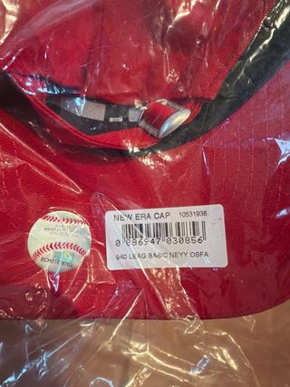 Gorra New Era Roja Ajustable