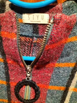 Chaqueta cuadros talla 42