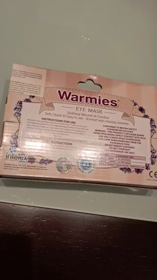 Antifaz Spa Therapy Warmies Rosa, con lavanda.