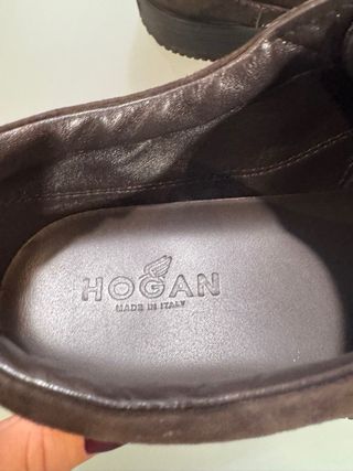 Zapatos Hogan Piel Marrón Mujer