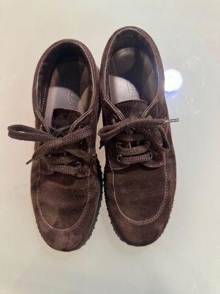 Zapatos Hogan Piel Marrón Mujer