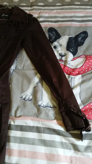 Chaqueta gabardina marrón Talla S