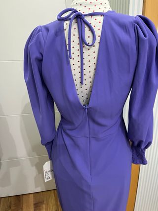 Vestido fiesta morado/ lila nuevo