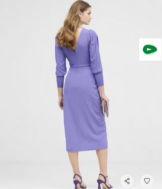 Vestido fiesta morado/ lila nuevo