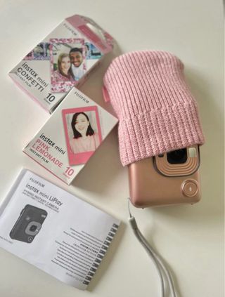 Cámara Fujifilm Instax Mini LiPlay Rosa