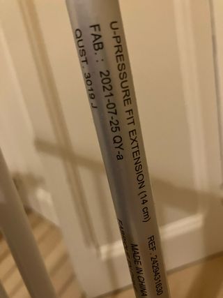 Barrera seguridad baby gate + 2 extensiones