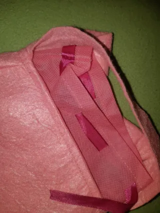 Saco Páscoa Coelho Rosa