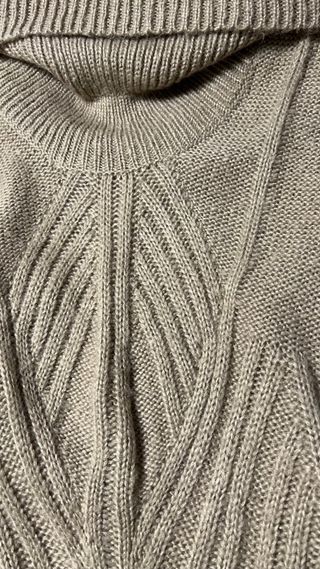 Jersey largo chica beige/marrón. Fórmula Joven.