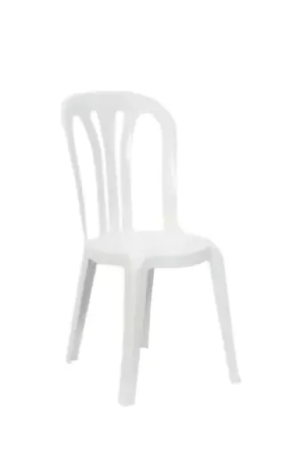 Silla Garrotxa Blanca Apilable Segunda Mano
