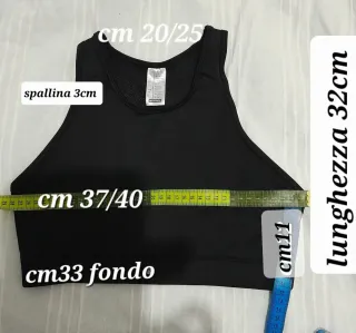 Reggiseno sportivo Decathlon nero