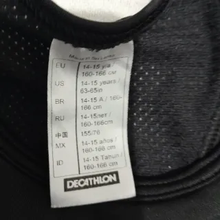 Reggiseno sportivo Decathlon nero
