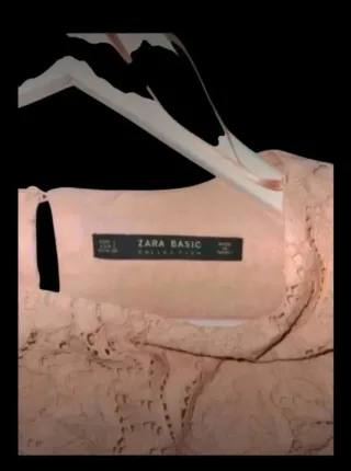 Vestido Zara Midi Eventos Rosa