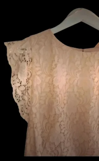 Vestido Zara Midi Eventos Rosa