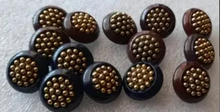 Lote 14 botones- 5 modelos