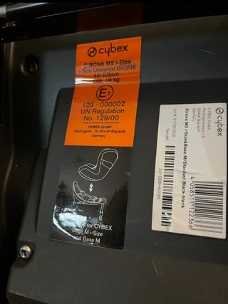 Silla Coche Cybex Sirona M2 I Size y Base Isofix