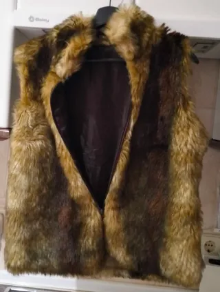 Chaleco pelo sintético talla única