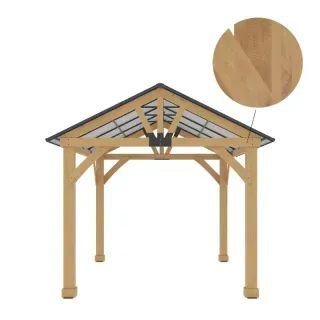 Cenador de madera Fénix 300x401x282 cm