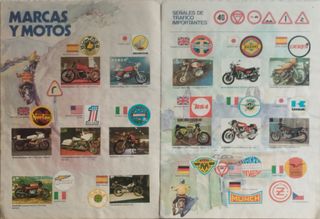 Álbum completo cromos EL MUNDO DE LAS MOTOS