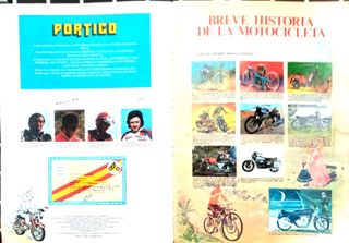 Álbum completo cromos EL MUNDO DE LAS MOTOS