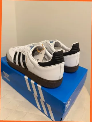 ⚡️TOP VENTAS⚡️Adidas Samba OG EU38.5 Clásicas Blan