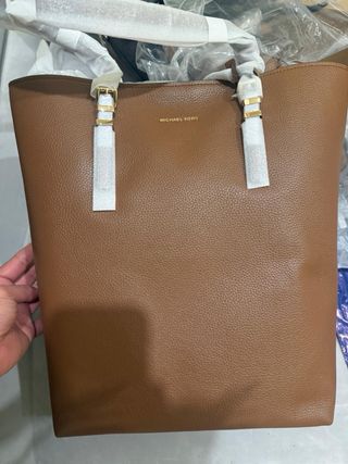 Bolso Michael Kors Blanco y Marrón