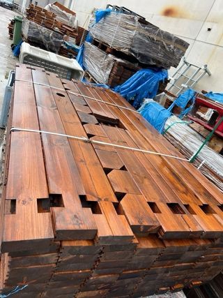 PISCINA DE MADERA PANELADA K20 440X130 CM