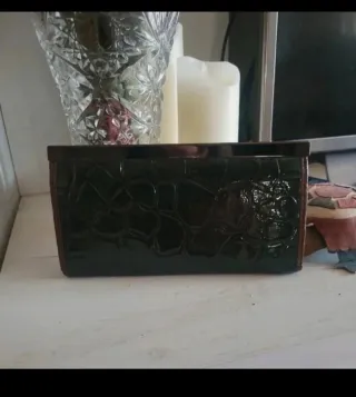 Monedero/Cartera de mano efecto piel
