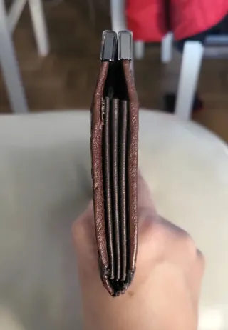Monedero/Cartera de mano efecto piel