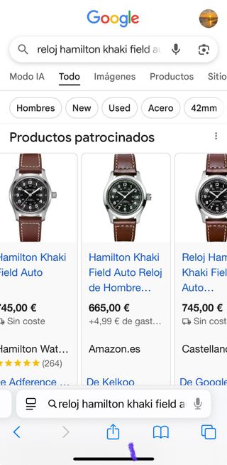 Hamilton Khaki Field Automático Nuevo 42mm