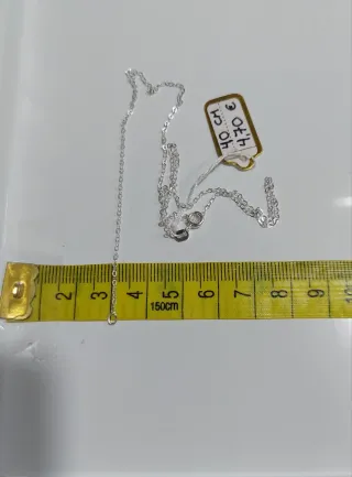 Cadena de Plata de Ley de 40cm