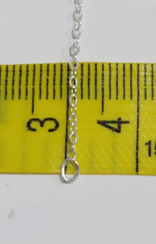 Cadena de Plata de Ley de 40cm