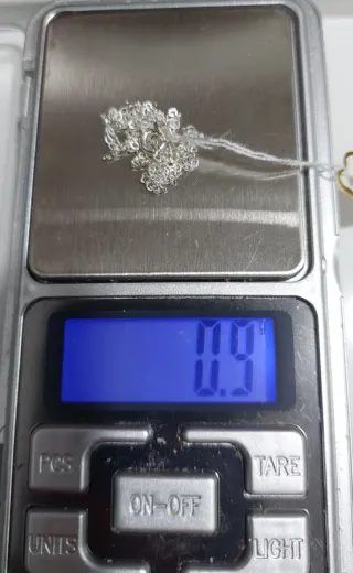 Cadena de Plata de Ley de 40cm