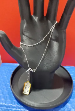 Cadena de Plata de Ley de 40cm