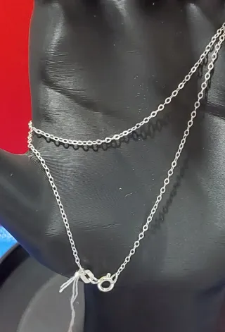 Cadena de Plata de Ley de 40cm