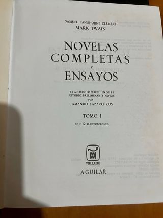 Mark Twain. Novelas completas y ensayos. Aguilar