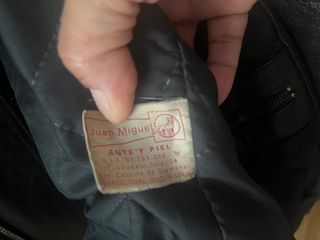 Chaqueta Biker Piel Negra