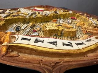 Plato decorativo mapa Italia