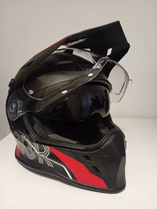 Casco Kodaira 130R Negro/Rojo