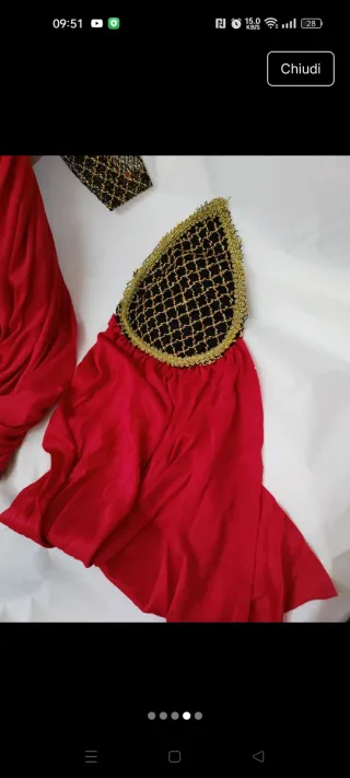 Costume Carnevale Giulietta Bambina