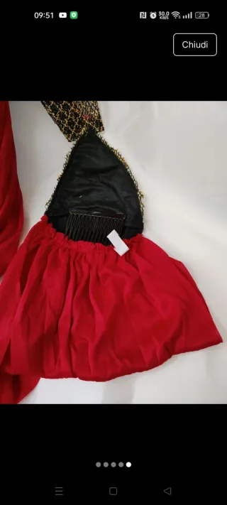 Costume Carnevale Giulietta Bambina