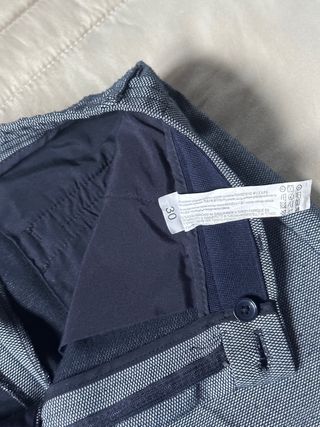 Zara Chinos Uomo Grigio Blu Sale e Pepe