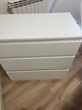 Cómoda Cajonera Malm Ikea Blanca