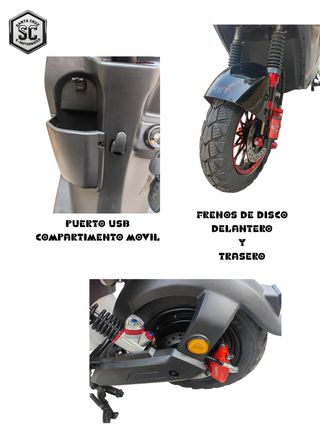 Moto Eléctrica Scooter F6-PRO