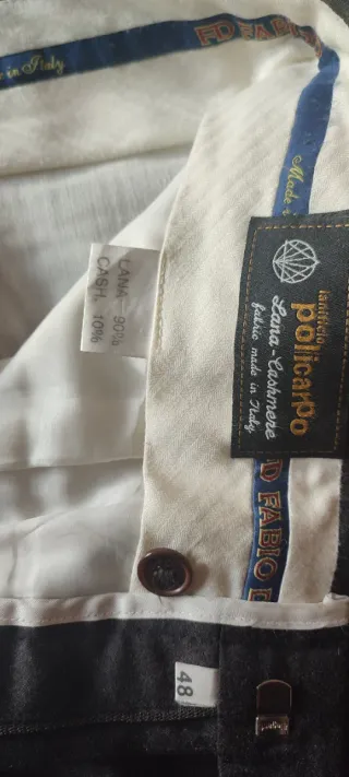 Pantaloni uomo grigi Policarpo