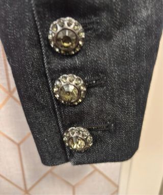 Blazer Liu Jo denim botones joya