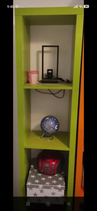 Lote 4 Estanterías Madera Colores