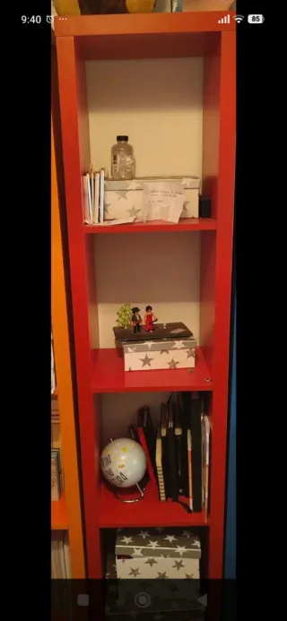 Lote 4 Estanterías Madera Colores